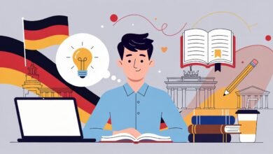 خارطة طريقك لإتقان اللغة الألمانية: مصادر ونصائح للمبتدئين والمحترفين