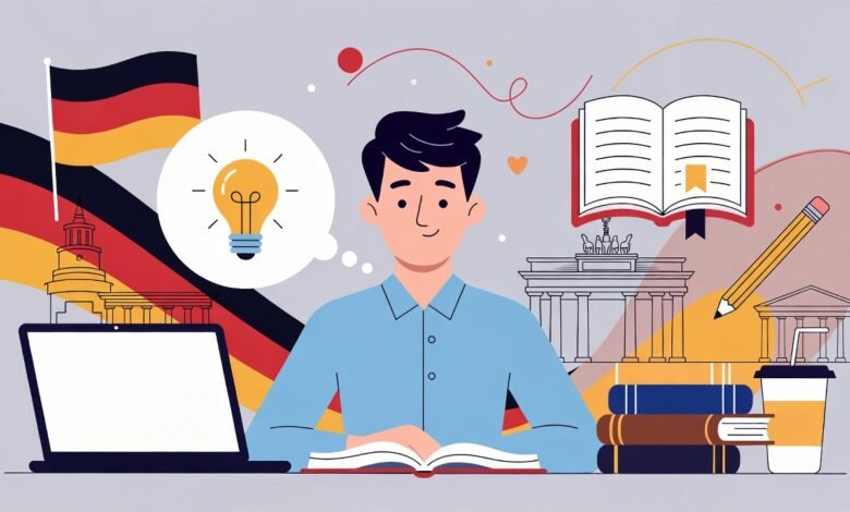 خارطة طريقك لإتقان اللغة الألمانية: مصادر ونصائح للمبتدئين والمحترفين