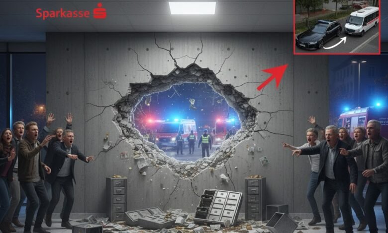 صورة مولدة بواسطة الذكاء الاصطناعي AI | "سرقة القرن" في غلزنكيرشن: ثقب في الجدار وخسائر بملايين اليوروهات